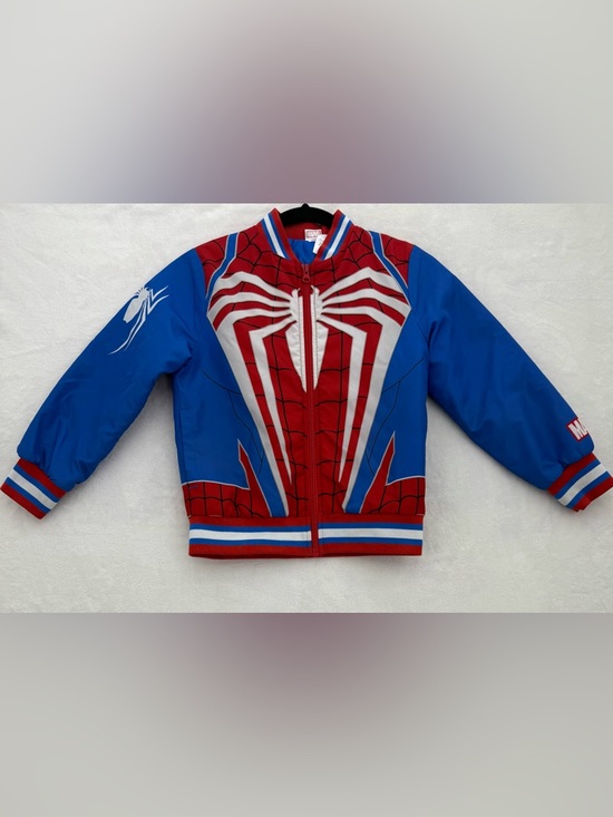 Marvel Other - Marvel Boys Spider-Man Varsity Bomber Jacket Size 8